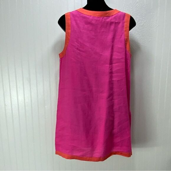 SIGRID OLSEN 100% linen sleeveless dress - Picture 3 of 4